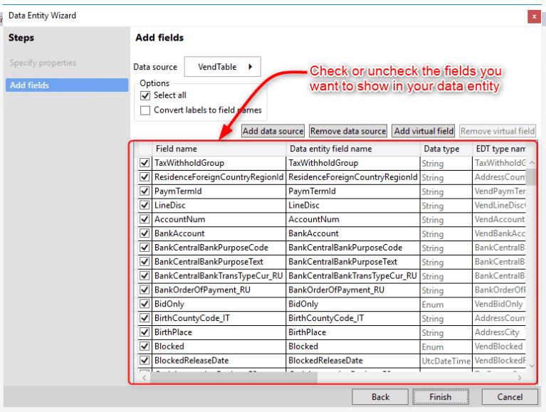 AX – D365FO – Create a Data Entity – AX / Dynamics 365 For Finance and ...