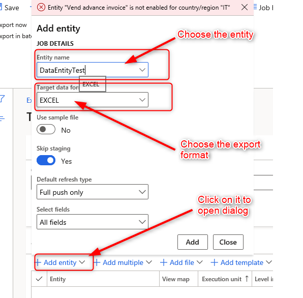 AX – D365FO – Export a Data Entity – AX / Dynamics 365 For Finance and ...