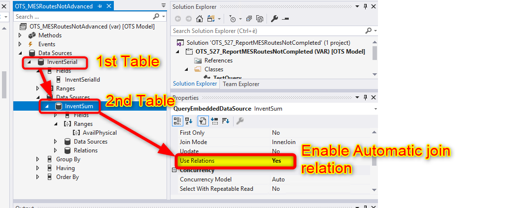 AX / D365FO – How to create automatic join relationship between tables ...